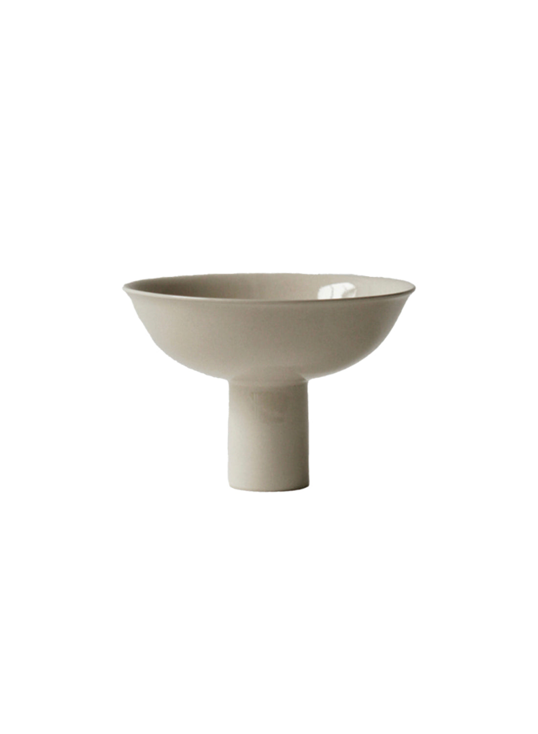 NR Ceramics Pedestal Bowl, sand