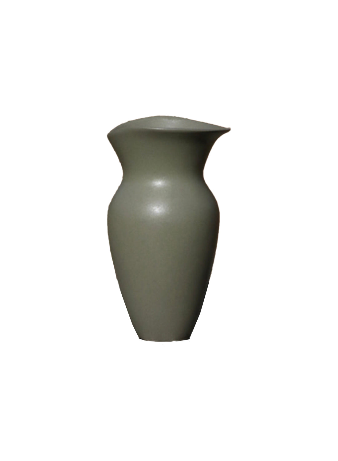 NR Ceramics Y Vase, forest green
