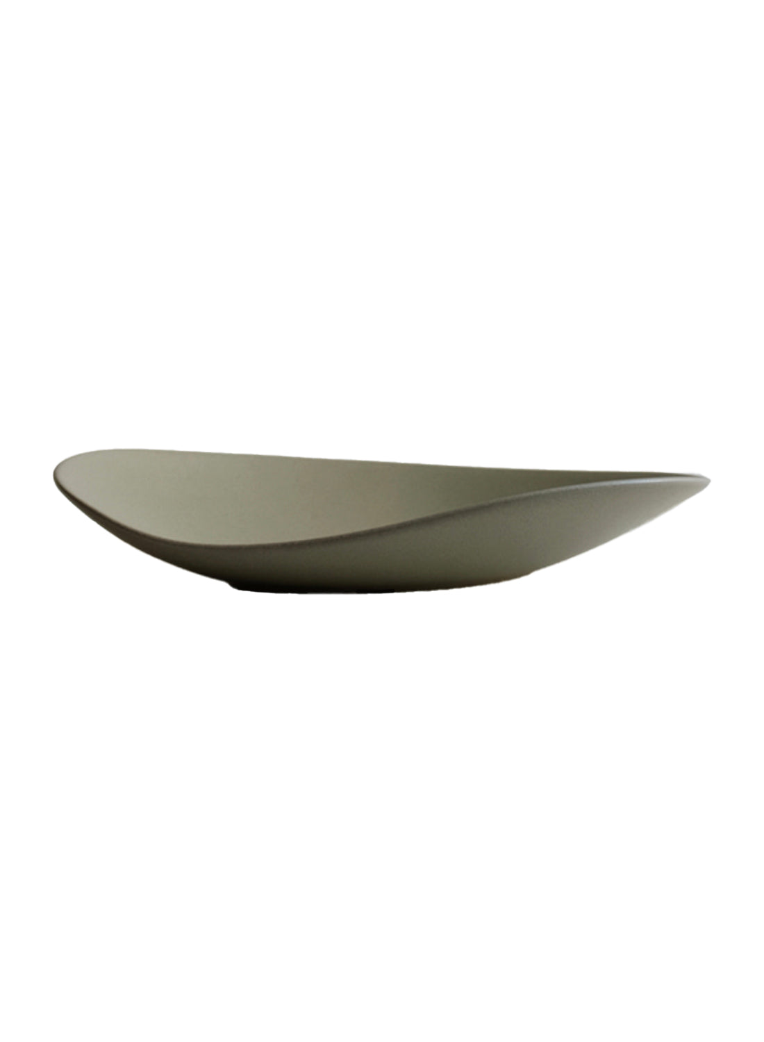 NR Ceramics Medium Pebble Plate, forest green