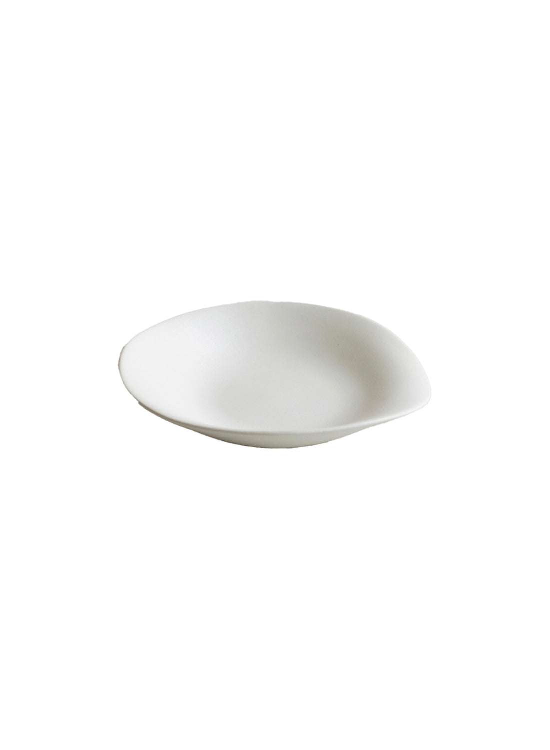 NR Ceramics Small Dessert Plate, stone white