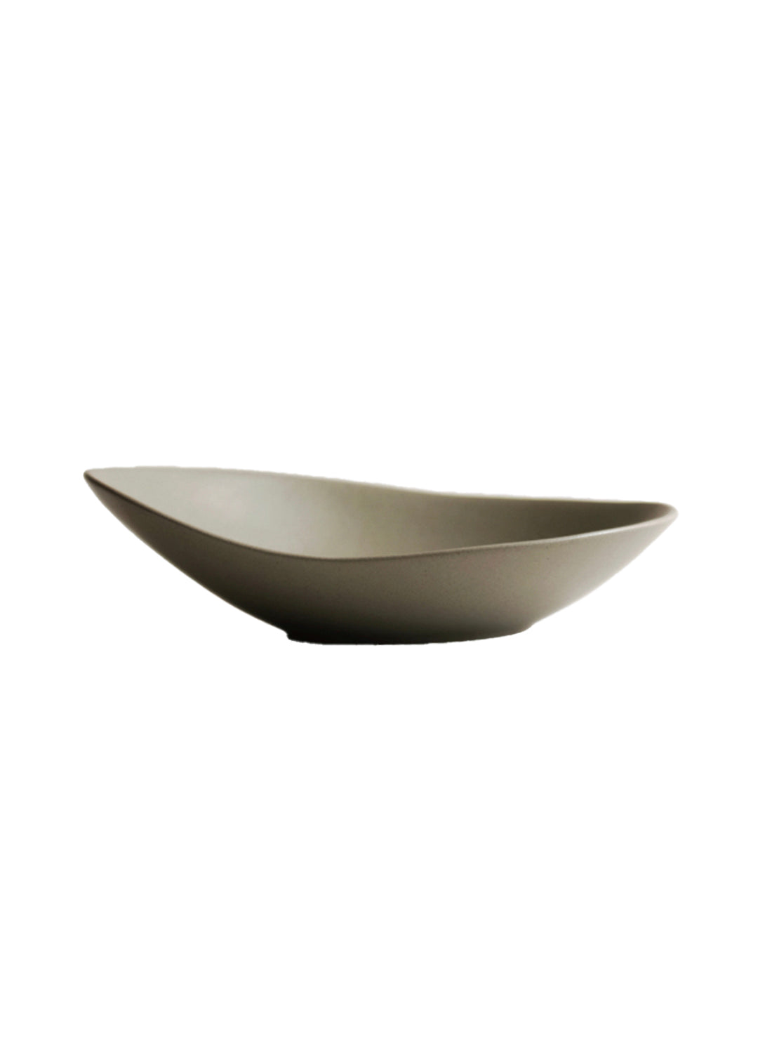 NR Ceramics Oval Bowl, forest green