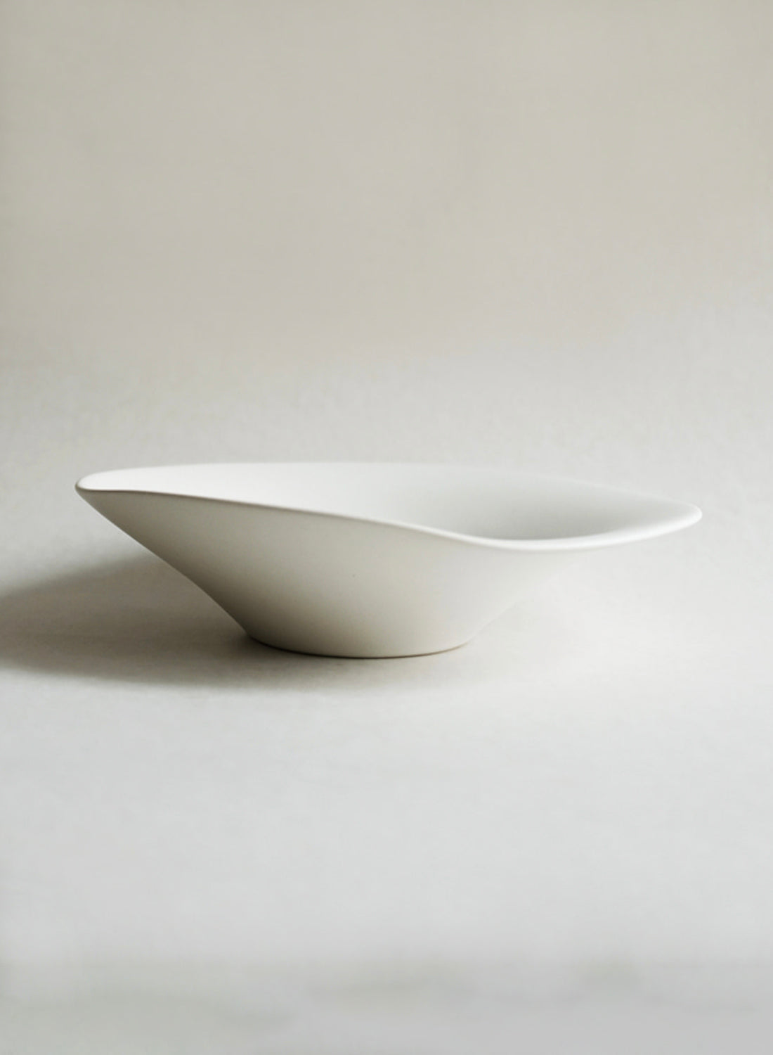 NR Ceramics Pasta Bowl, stone white