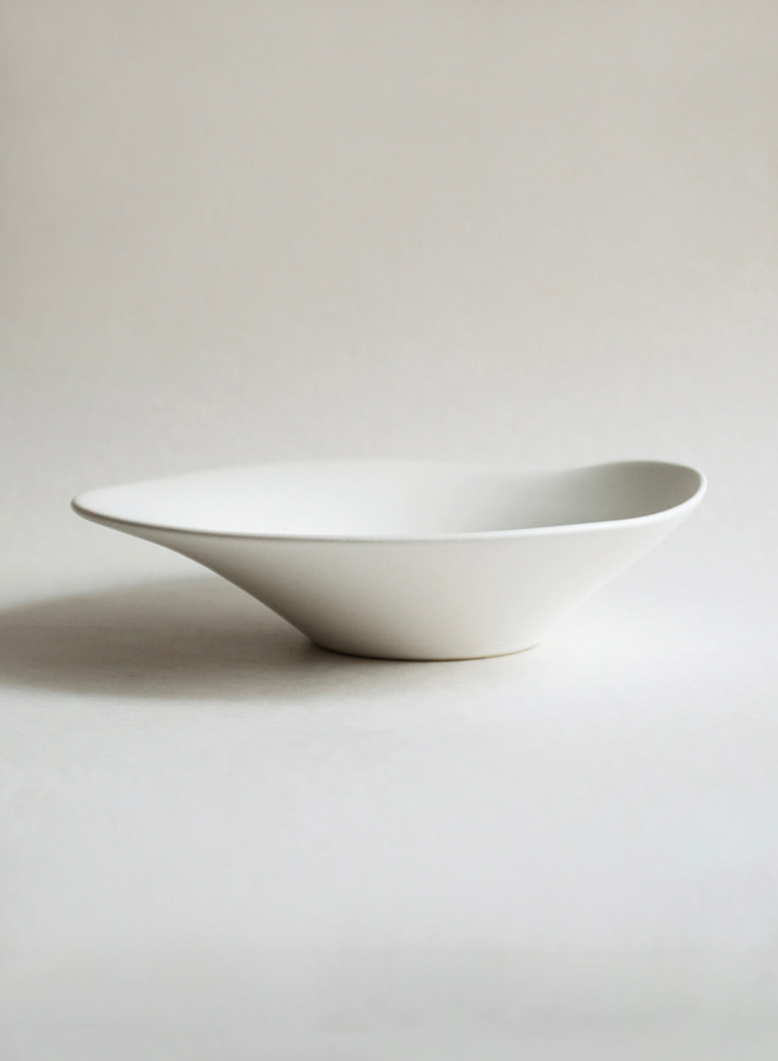 NR Ceramics Pasta Bowl, stone white