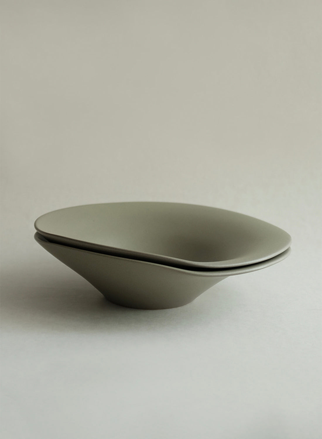 NR Ceramics Pasta Bowl, forest green