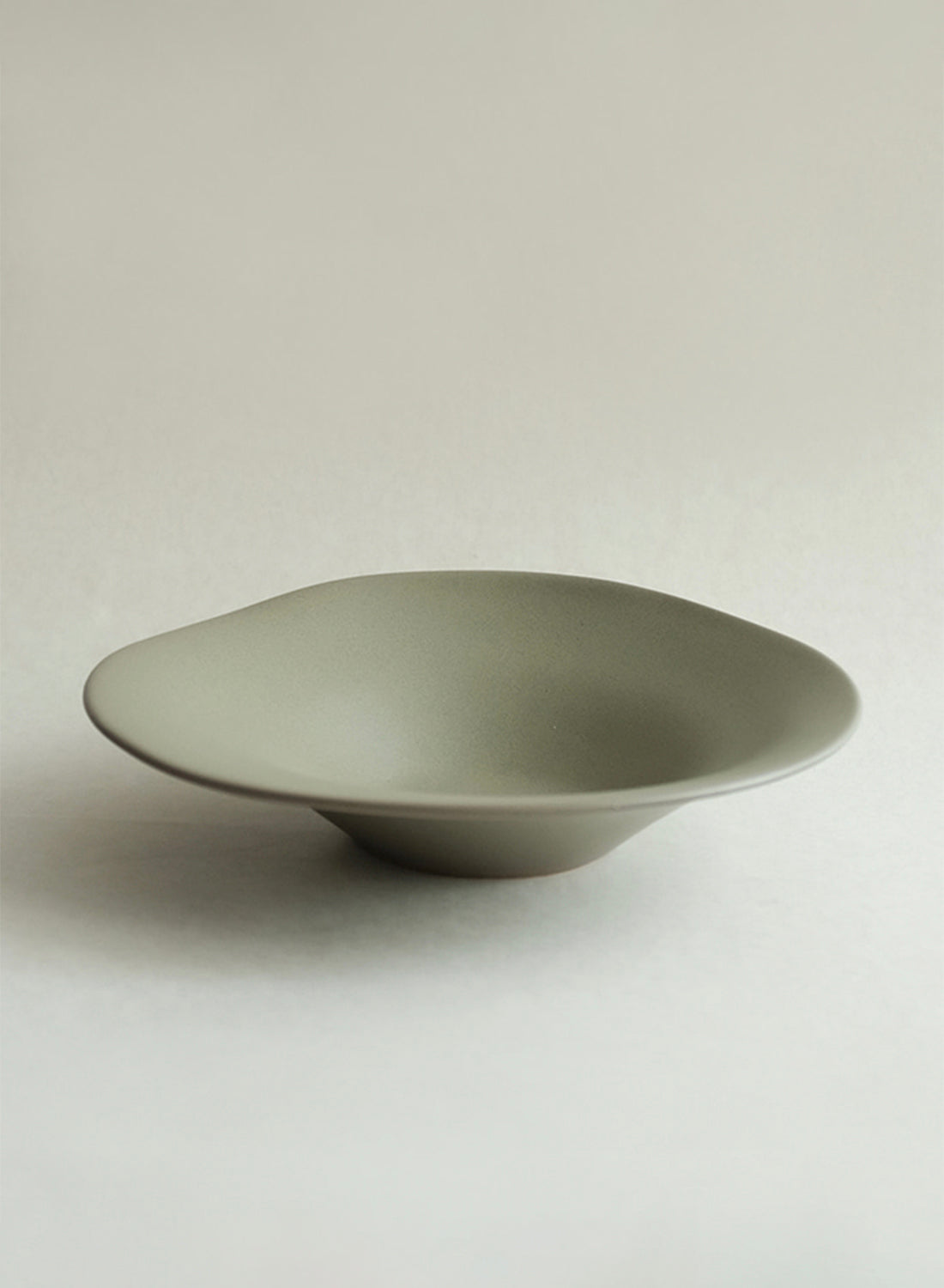 NR Ceramics Pasta Bowl, forest green