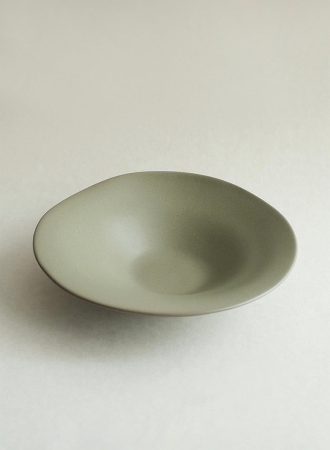 NR Ceramics Pasta Bowl, forest green