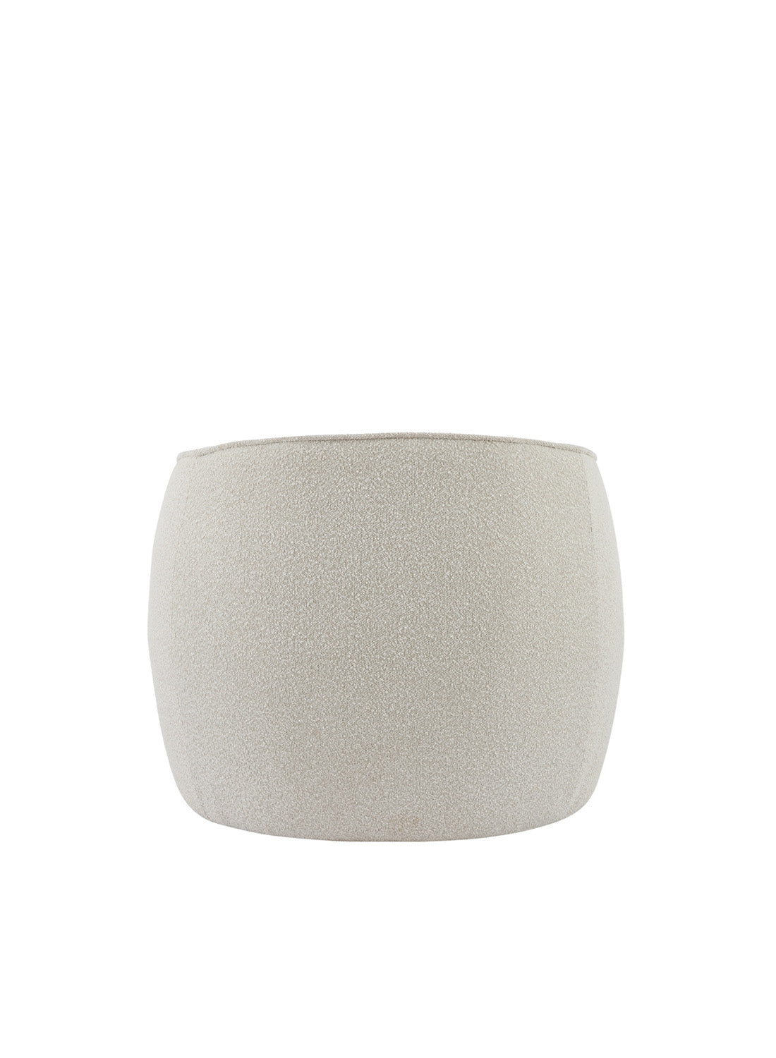 Boucle Noir Swivel Accent Chair - Beige
