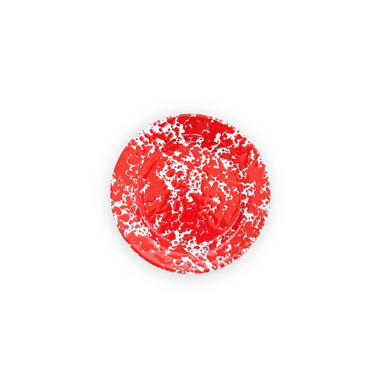 Crow Canyon Splatter Flat Salad Plate