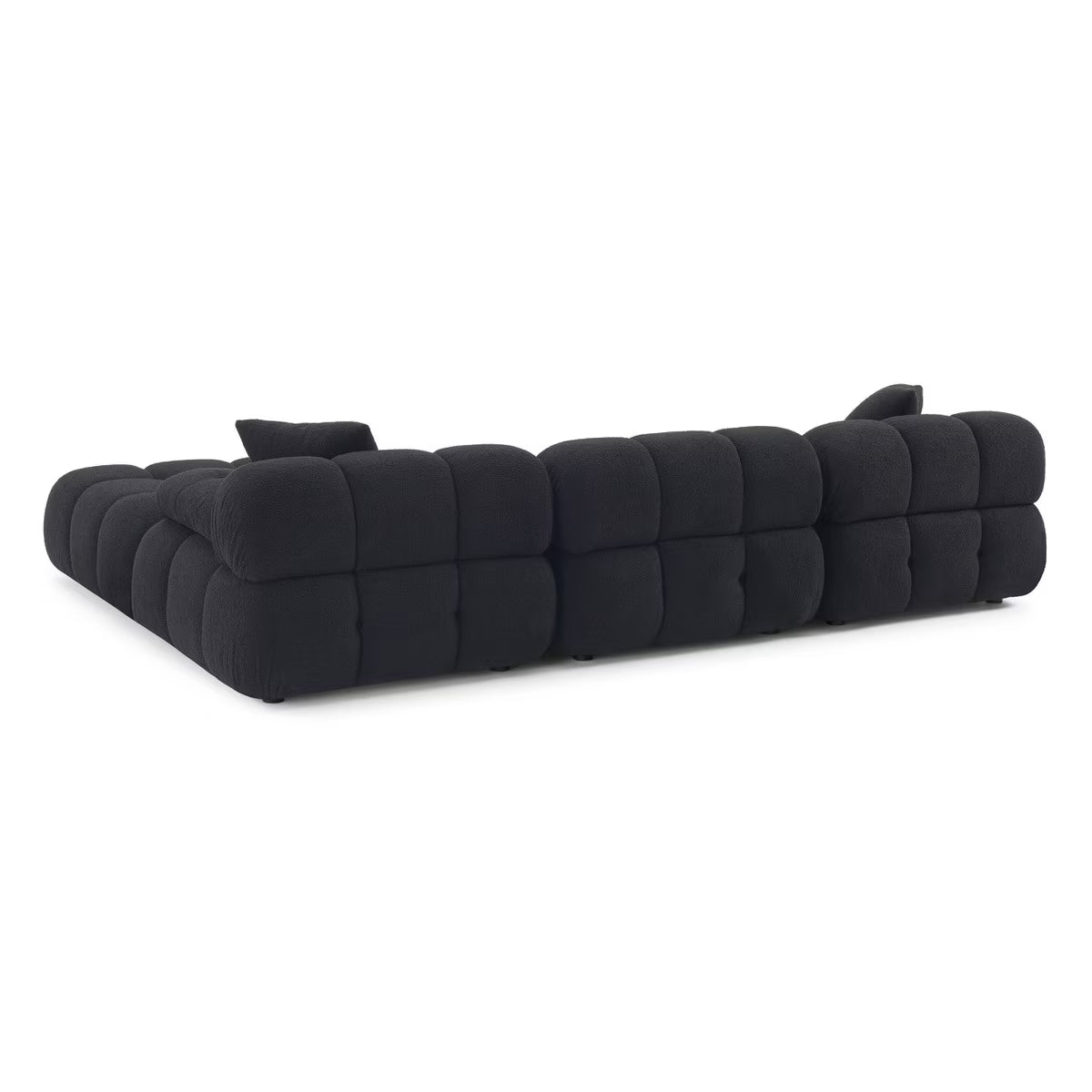 Huggy Black Vegan 4-piece Sectional