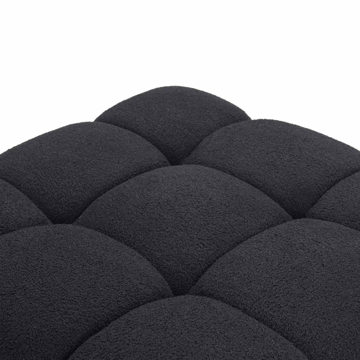 Huggy Black Vegan Modular Ottoman