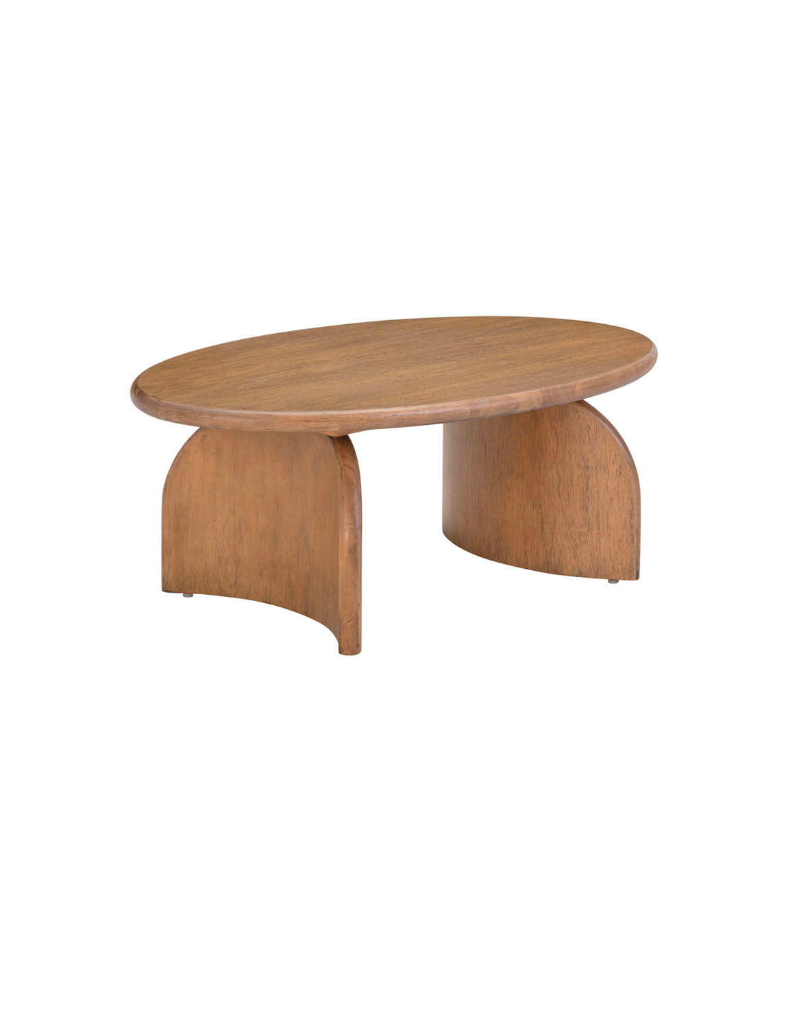 Mario Oval Wooden Coffee Table