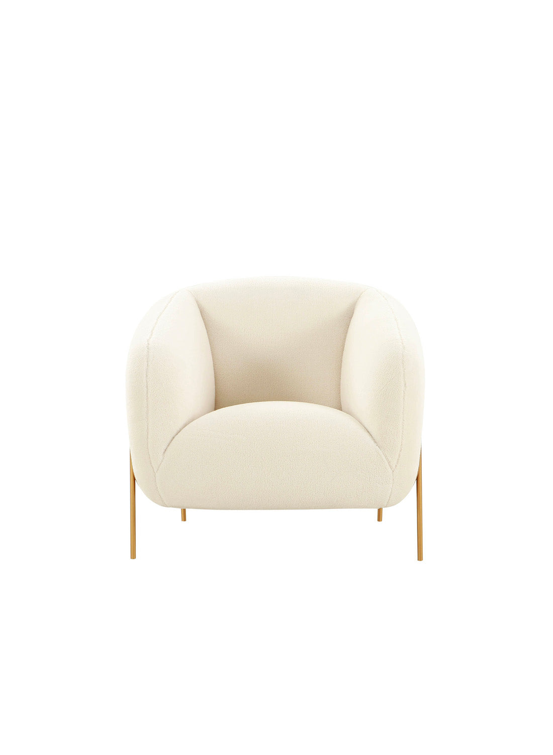 Kandria Cream Shearling Accent Chair
