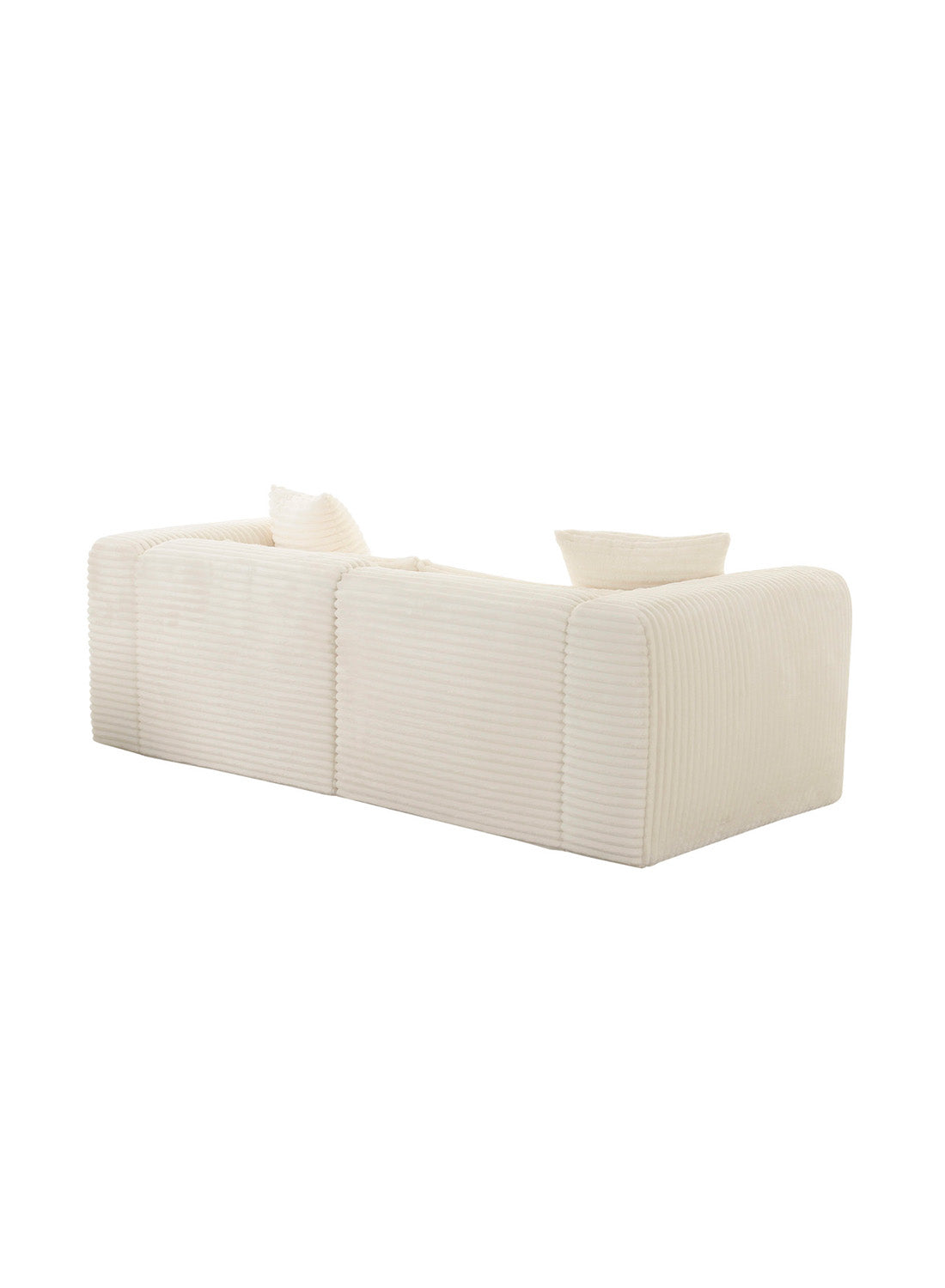 Terry Fluffy Oversized Modular Loveseat