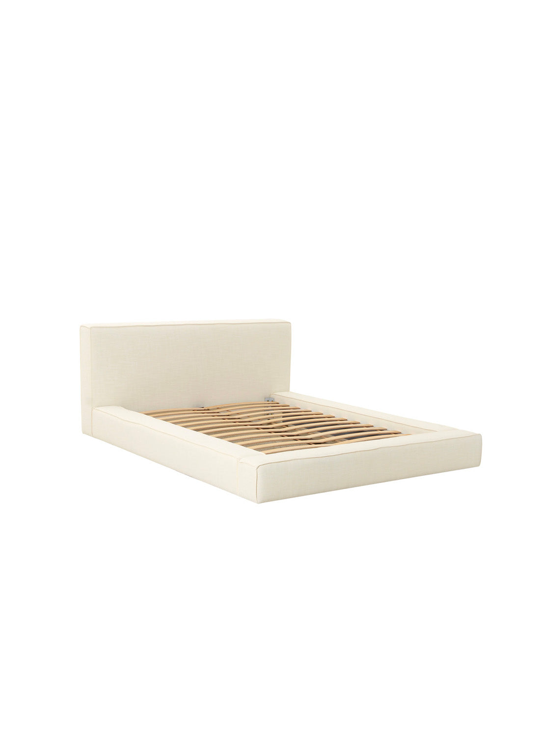 Olav Linen Bed, Cream