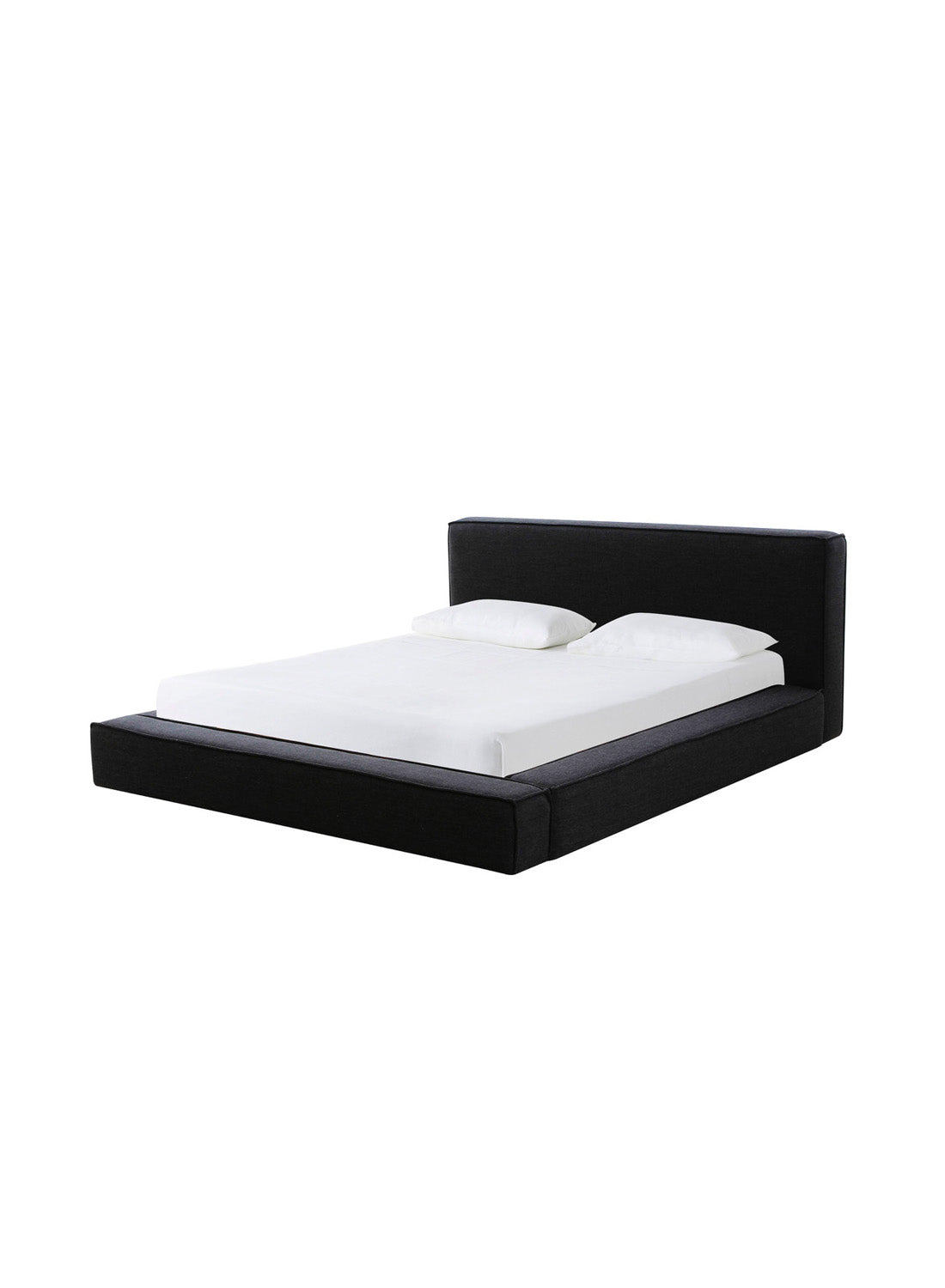 Olav Linen Bed, black