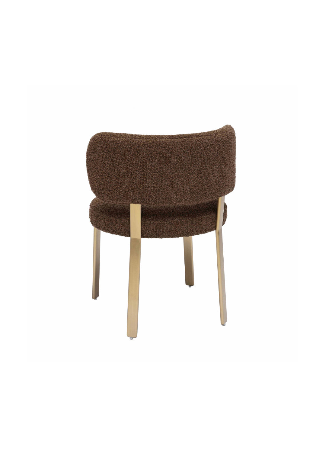 Nodav Boucle Dining Chair, brown