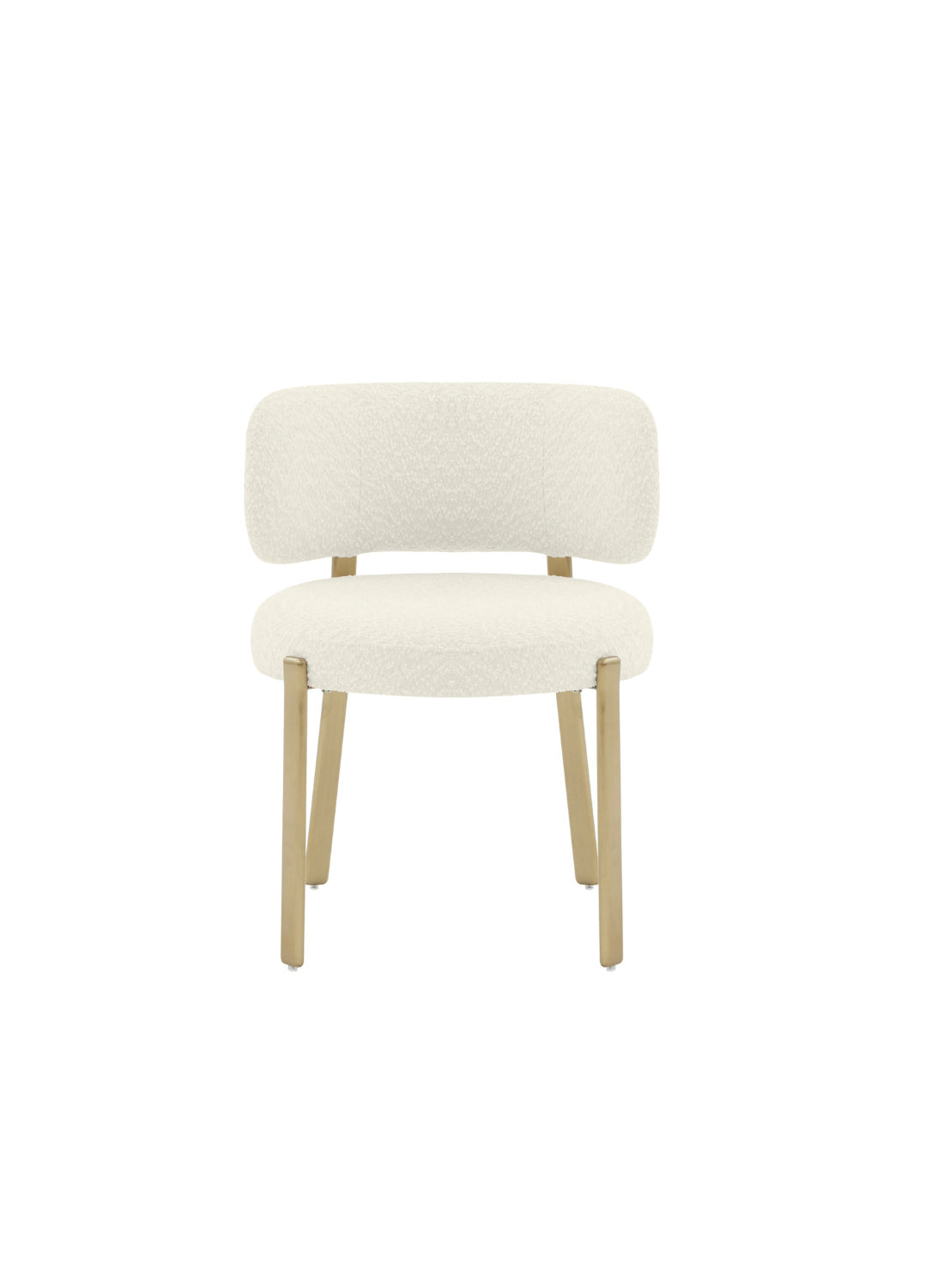 Nodav Boucle Dining Chair, cream