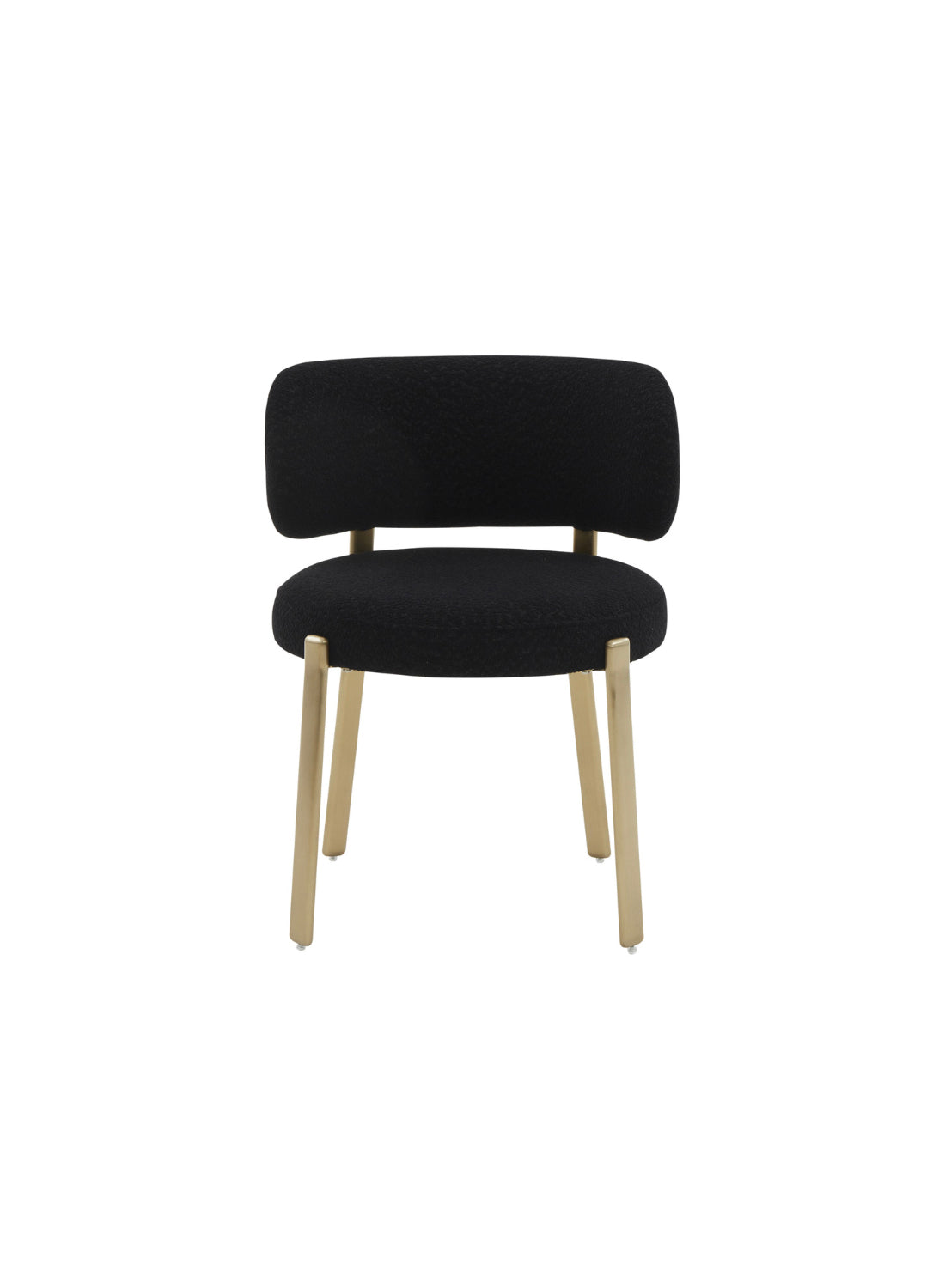 Nodav Boucle Dining Chair, black