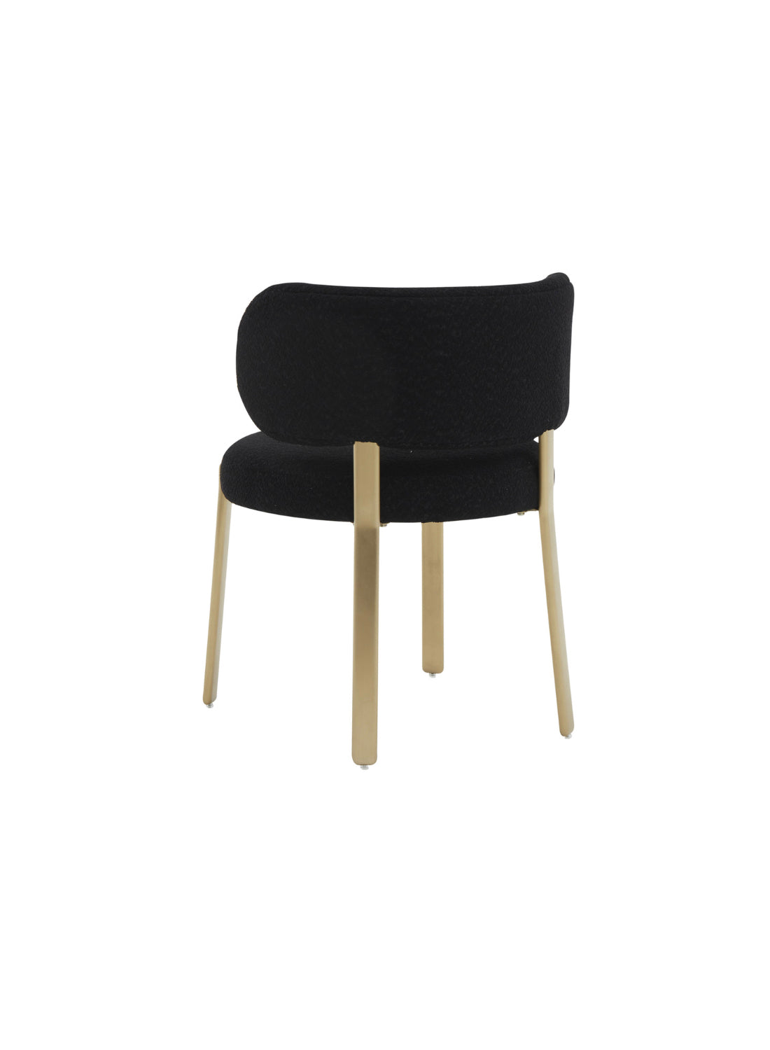 Nodav Boucle Dining Chair, black