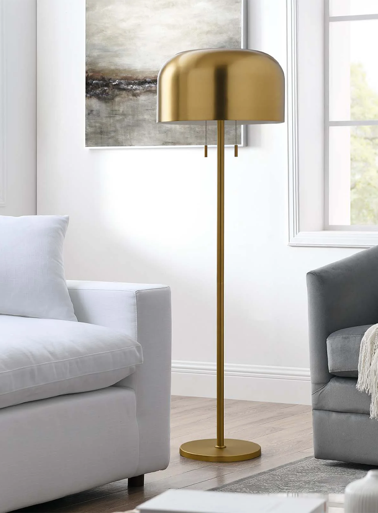 Thalassian Floor Lamp,Gold