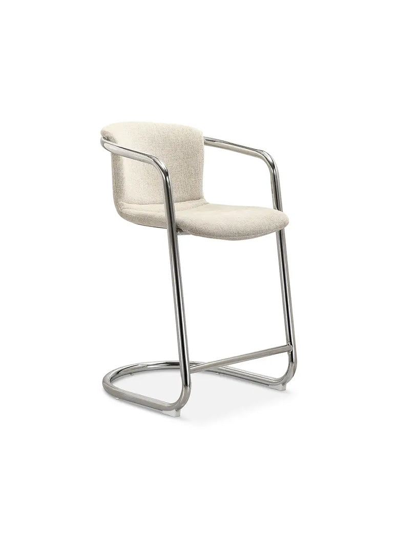 Kinetic Counter Stool,cream