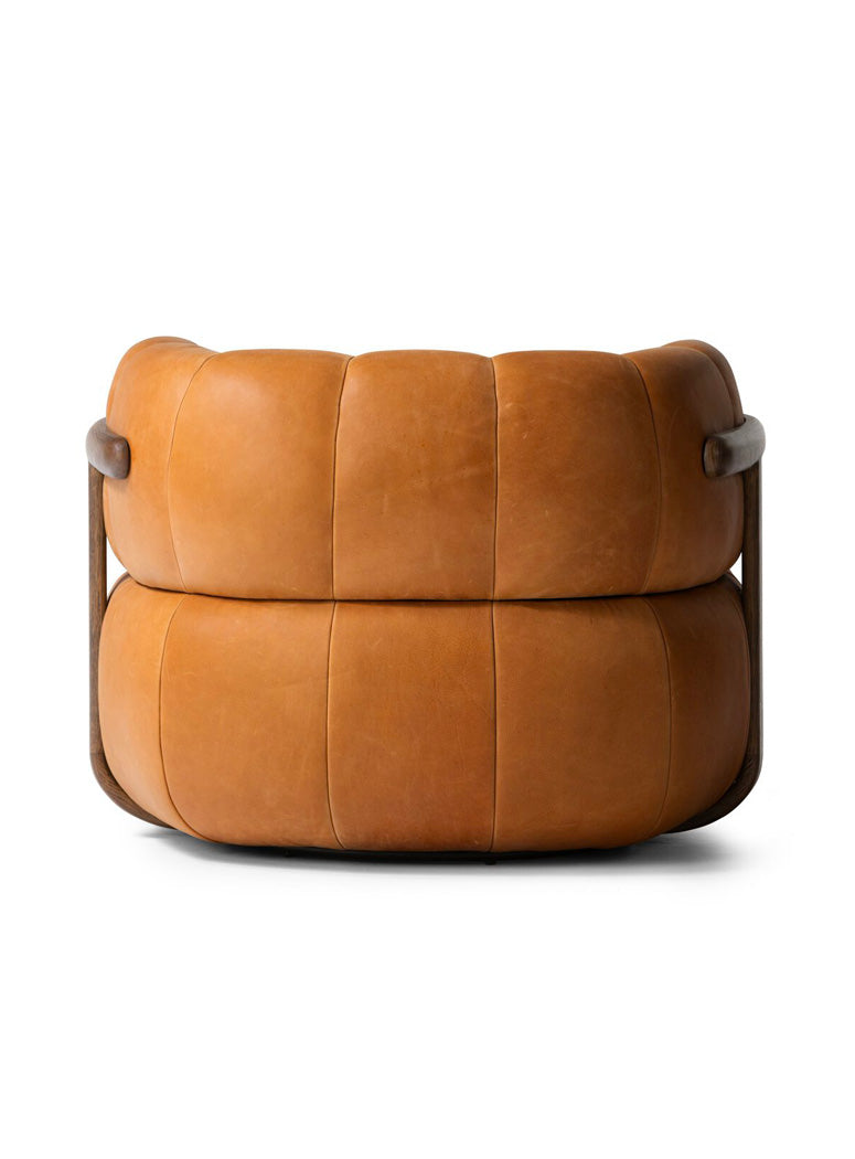 Four Hands Doss Swivel Chair, palermo cognac