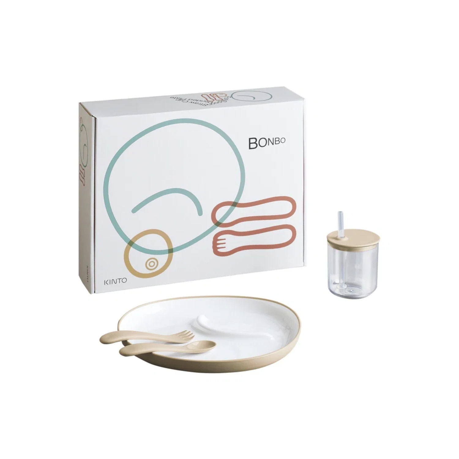 Kinto Bonbo 4pcs Set, Ivory