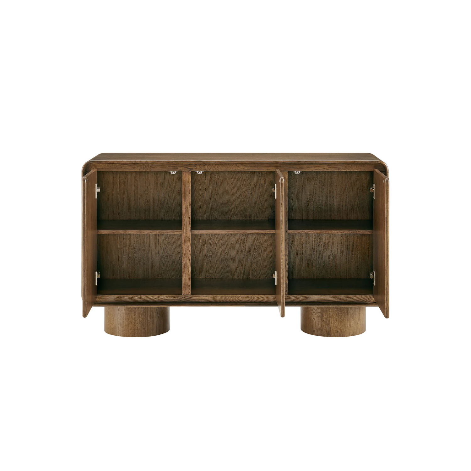 Arco 3-Door Cabinet, Walnut