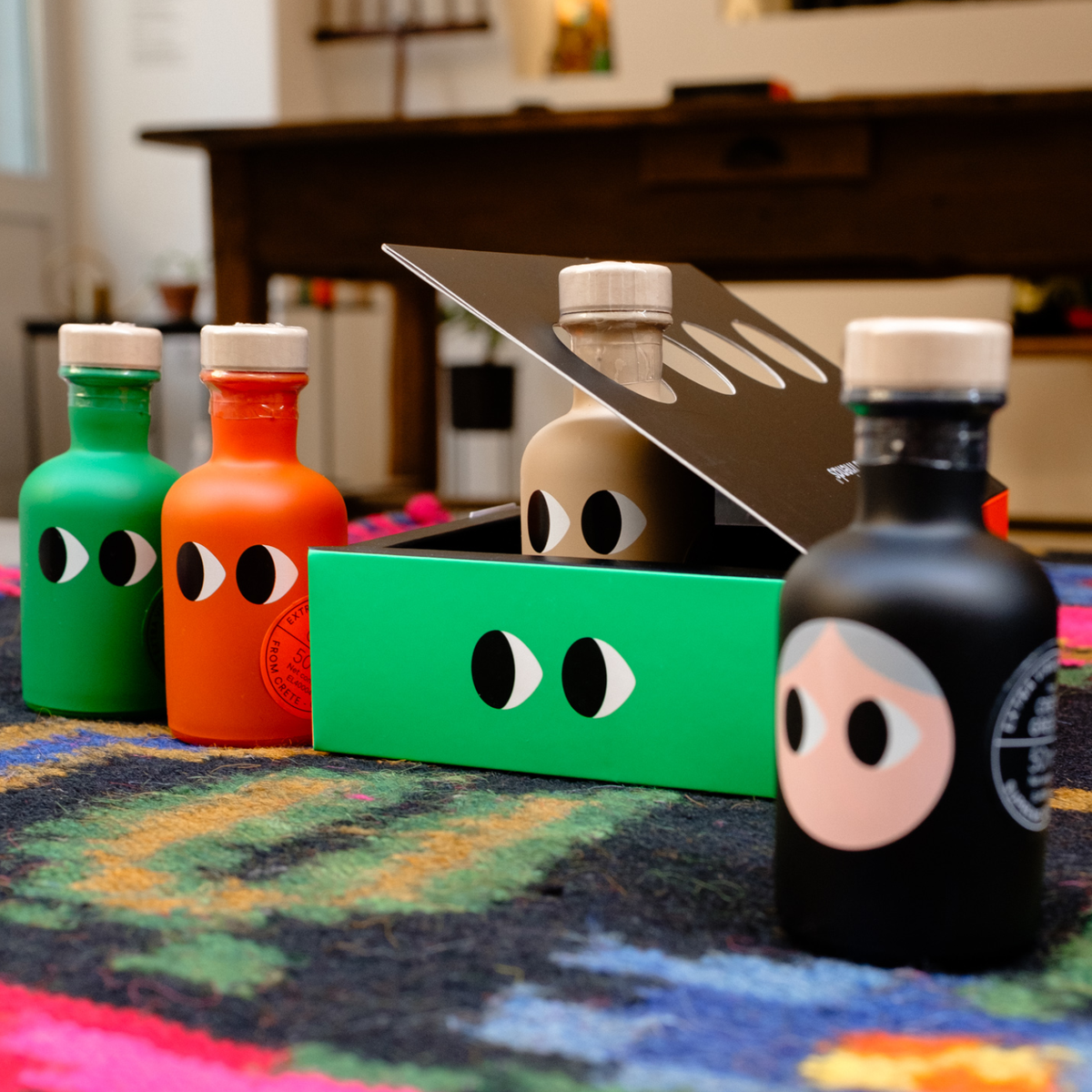 Yiayia and Friends Mini Extra Virgin Olive Oil, Set of 4