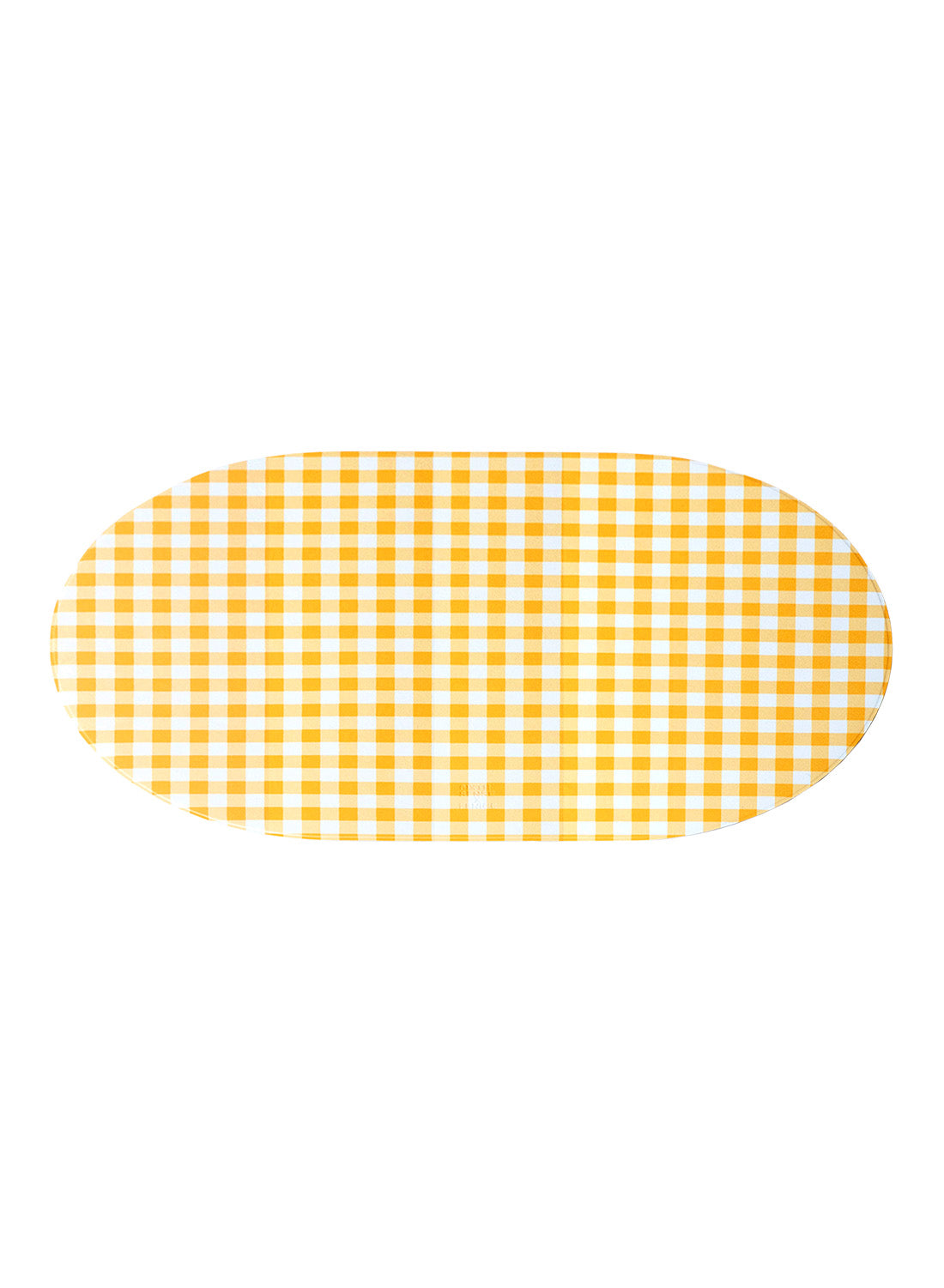 Fenice Gingham Placemat, Yellow
