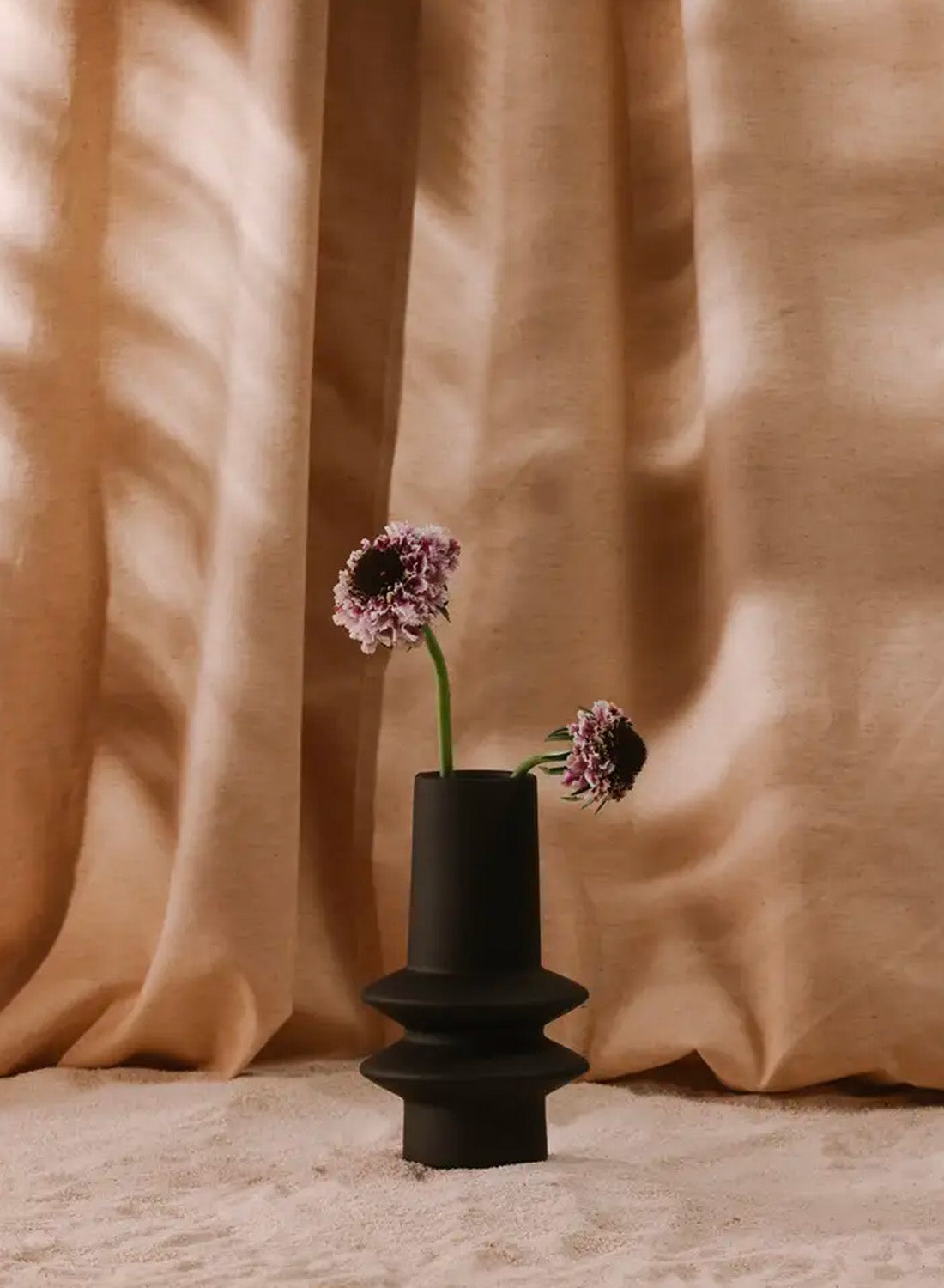 Zag Small Vase, Black