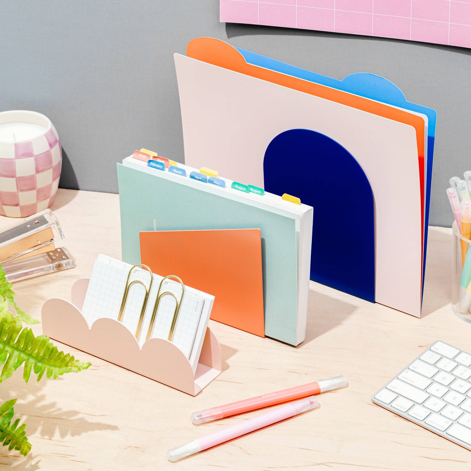 Poketo Forms Desk Organizer Set