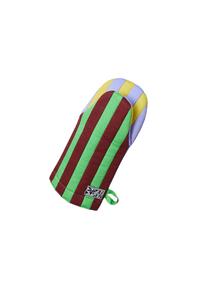 Dusen Dusen Striped Oven Mitt,Jalapeno