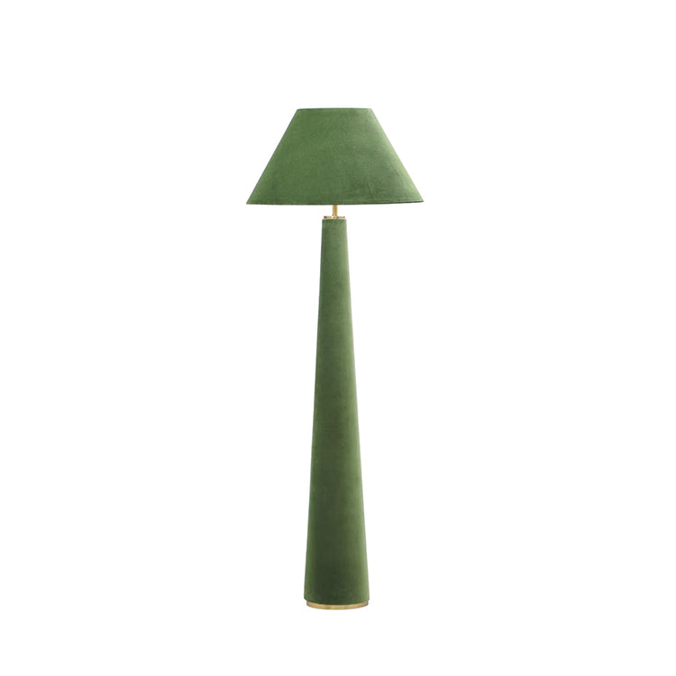 Graff Moss Green Velvet Floor Lamp
