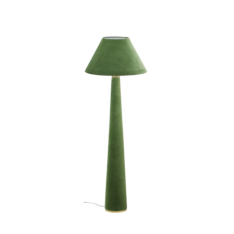 Graff Moss Green Velvet Floor Lamp