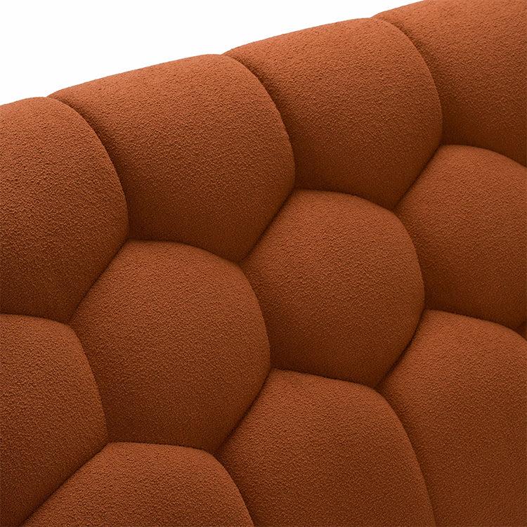 Veridian Eastern King Bed, orange