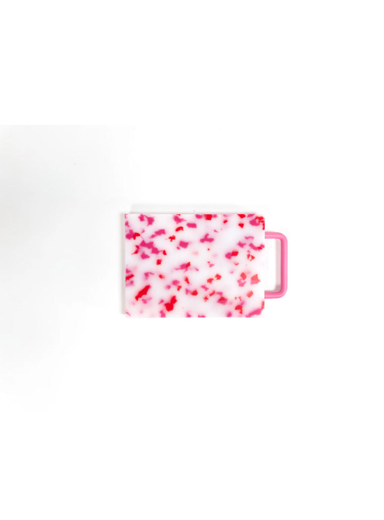 Fredericks & Mae SM Cutting Board, pink and white