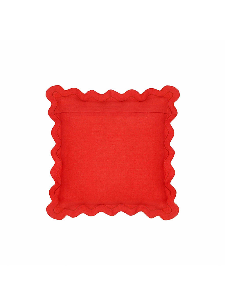 Lattice Pillow, rust