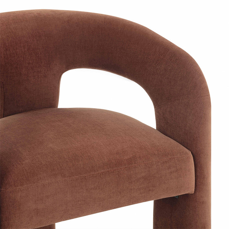 Malon Dining Chair, Rust