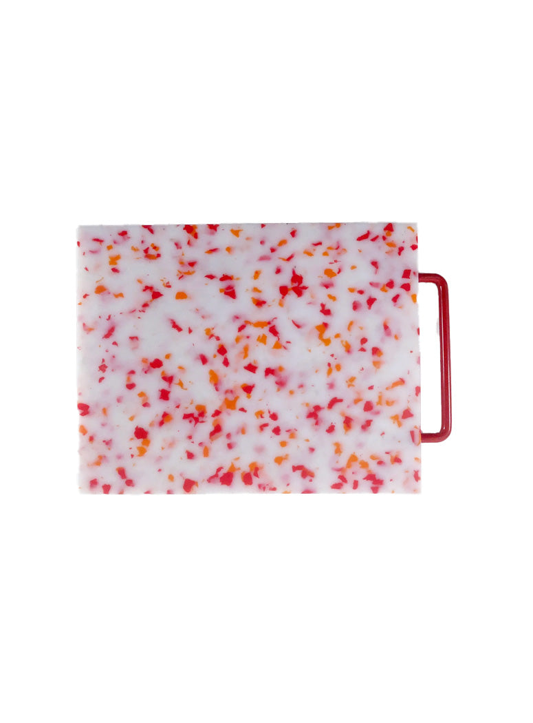 Fredericks & Mae LG Cutting Board, red and white