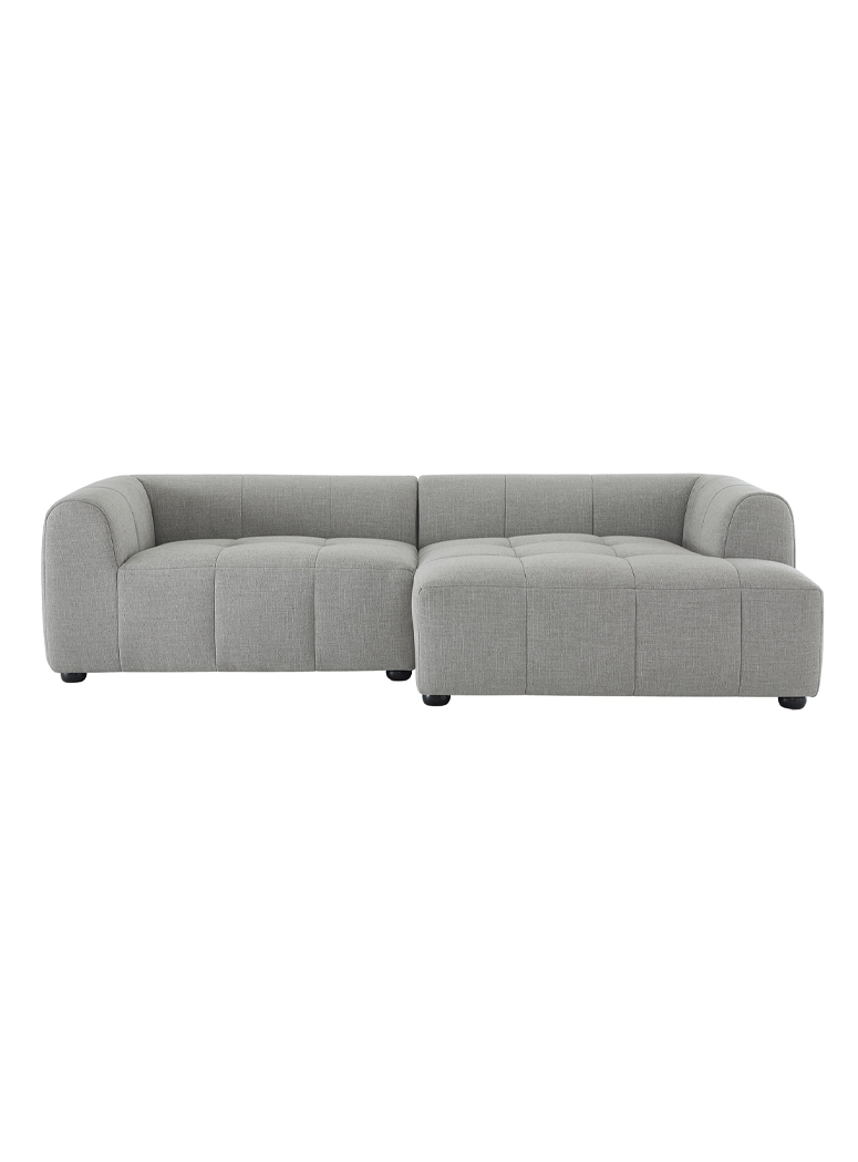 Axiom Sofa with Chaise,pewter