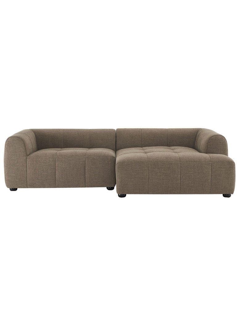 Axiom Sofa with Chaise,mocha