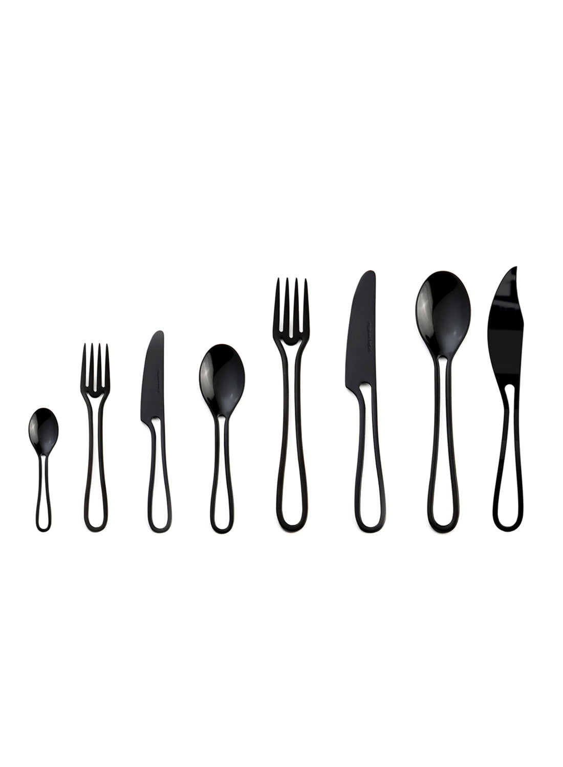 Maarten Baptist Outline Table Fork - Black