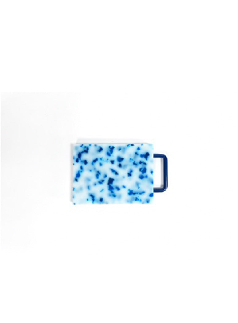 Fredericks & Mae SM Cutting Board, blue and white