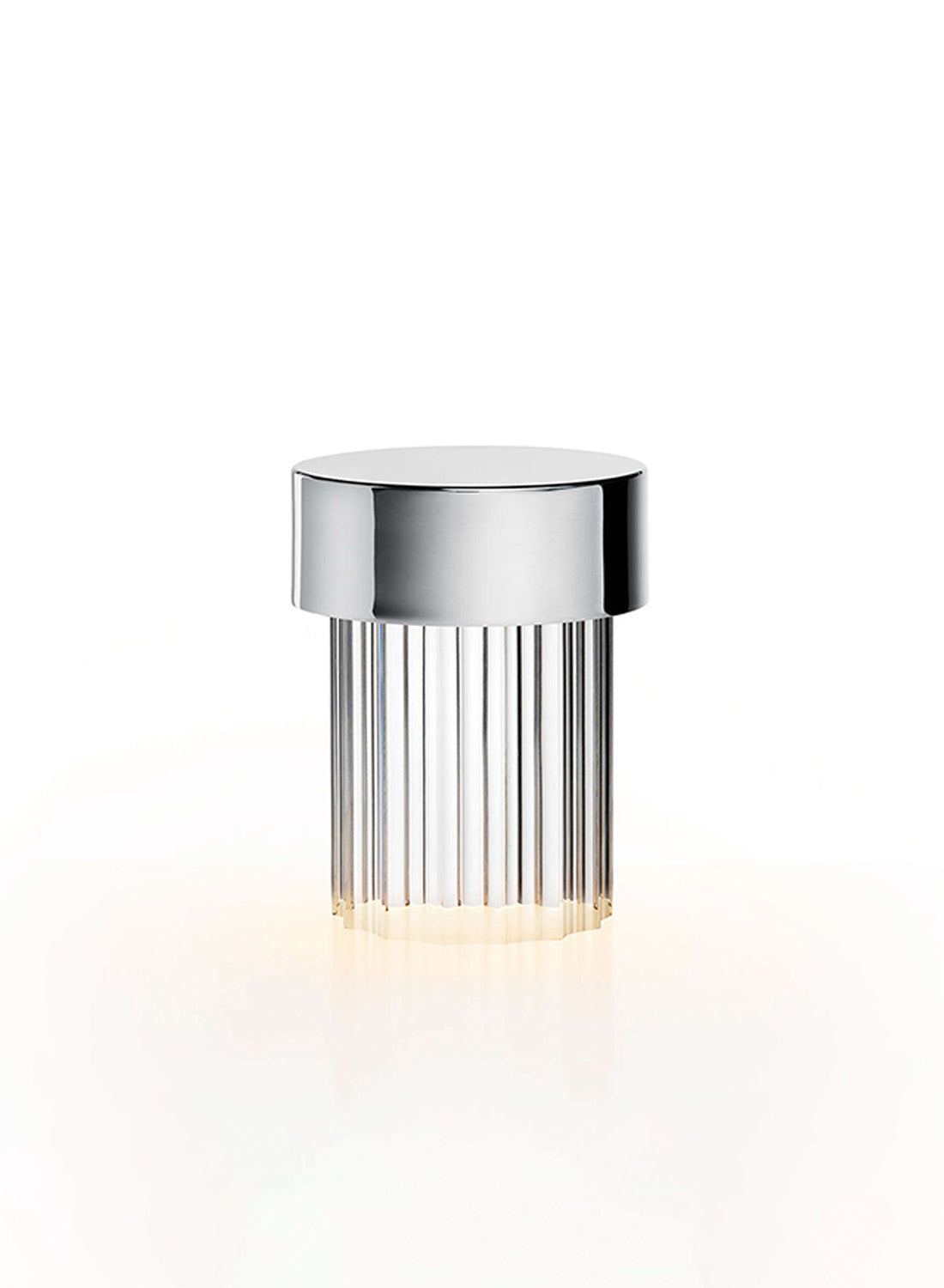 Flos Last Order Fluted Lamp, Polished Stainless Steel