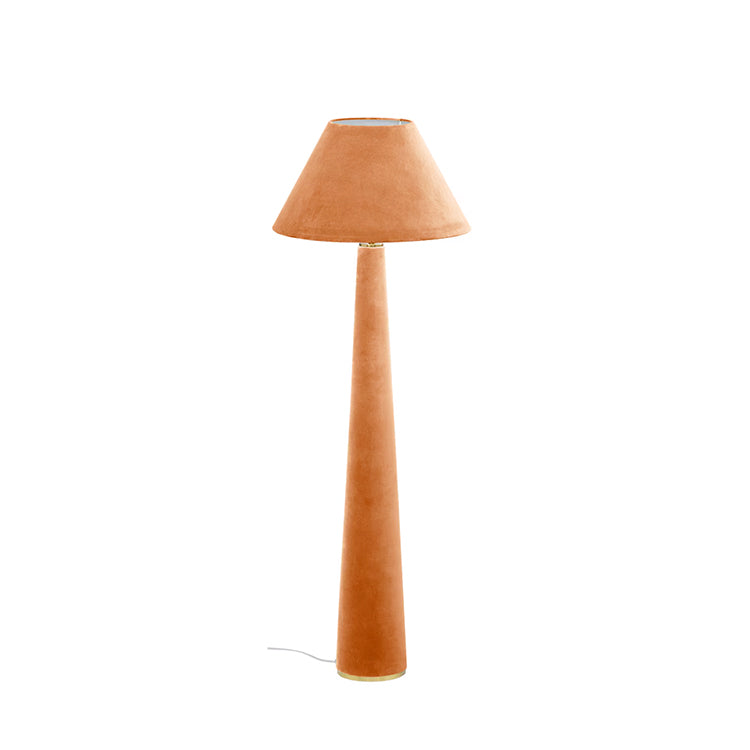 Graff Terracotta Velvet Floor Lamp
