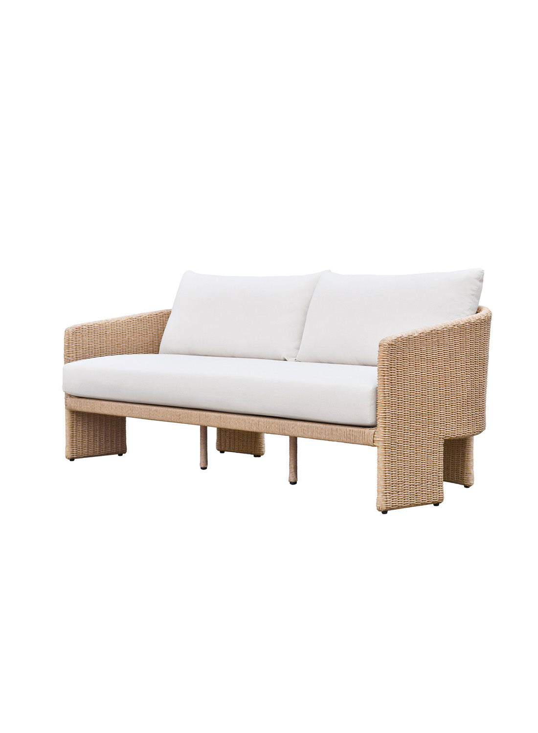 Luxe Almond Outdoor Sofa