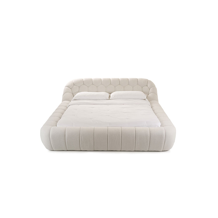 Veridian Queen Bed, off white