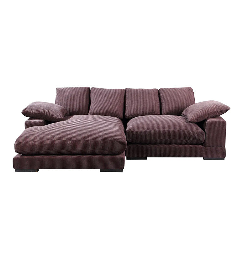 Mesa Sectional, dark brown