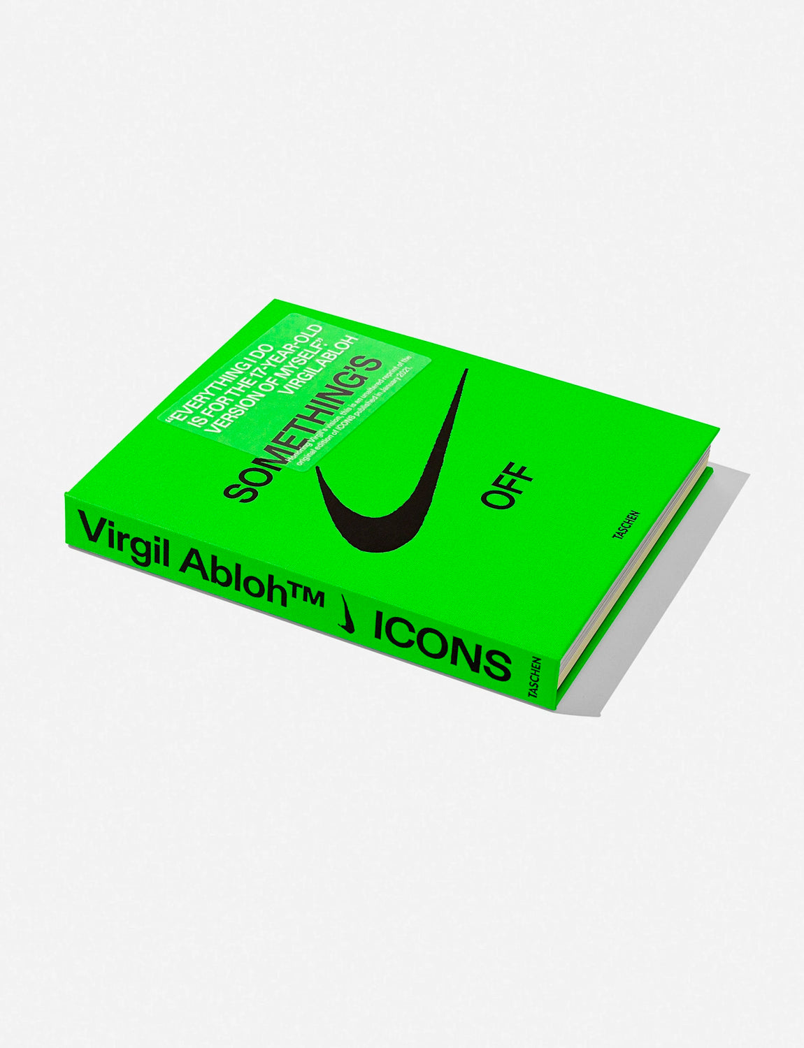 Virgil Abloh. Nike. ICONS Hardcover Book by TASCHEN